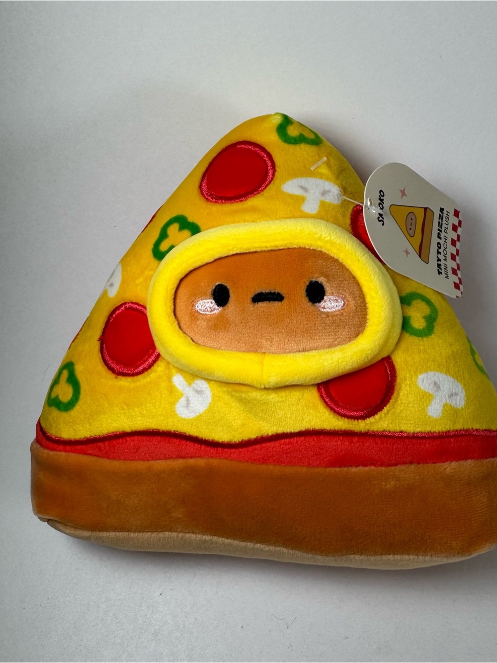 Smoko Tayto Pizza Mini Mochi Plush With Tag 6" 2024 Stuffed Food Toy